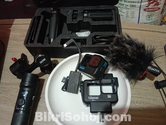Go Pro 11 and Zhiyun Gimbal